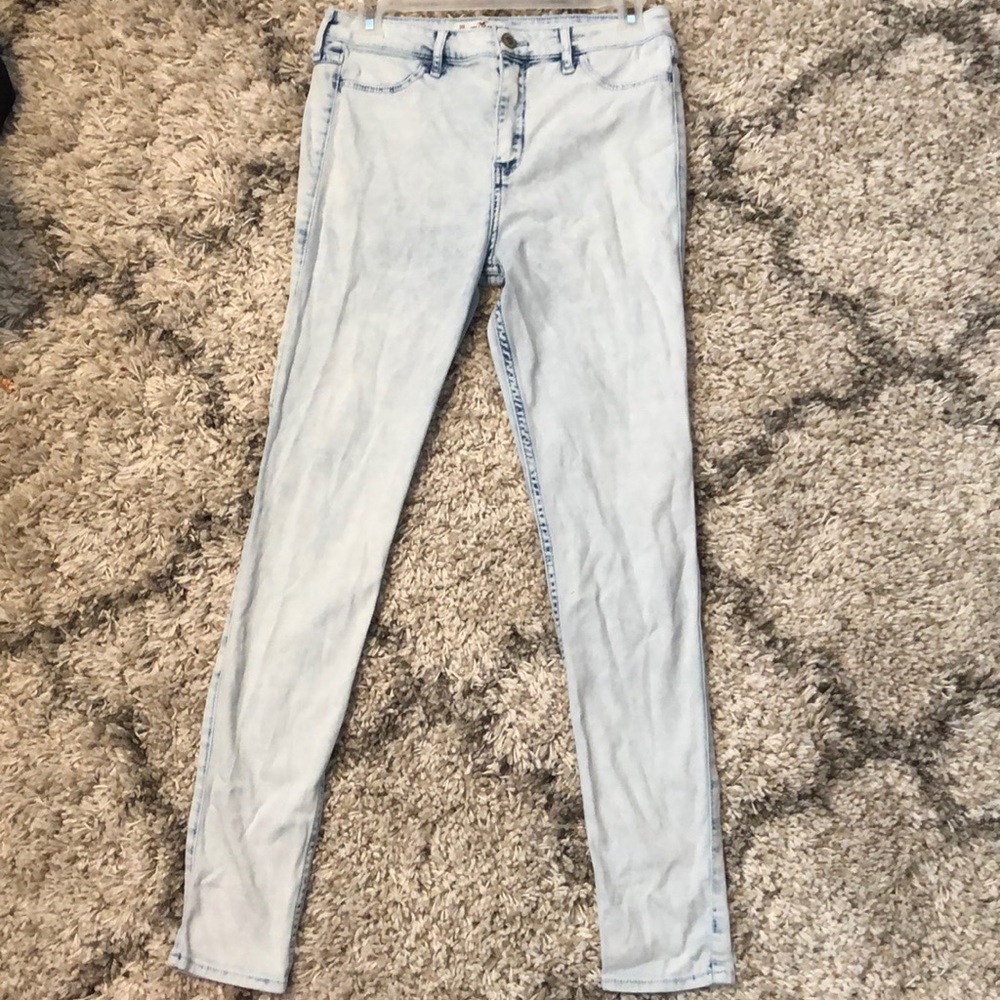 Hollister Stone Washed High Waisted Jeans